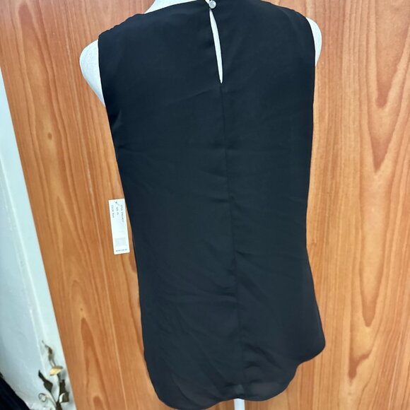 NEW Zac & Rachel Black Sleeveless Top Stitchfix PS Petite Small NWT - Picture 7 of 9